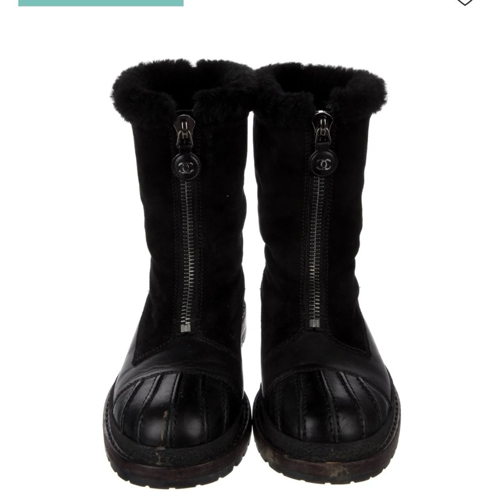 CHANEL Black Winter Boots - Picture 2 of 9